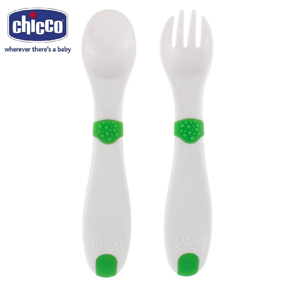 BỘ THÌA DĨA CHO BÉ CHICCO 12+