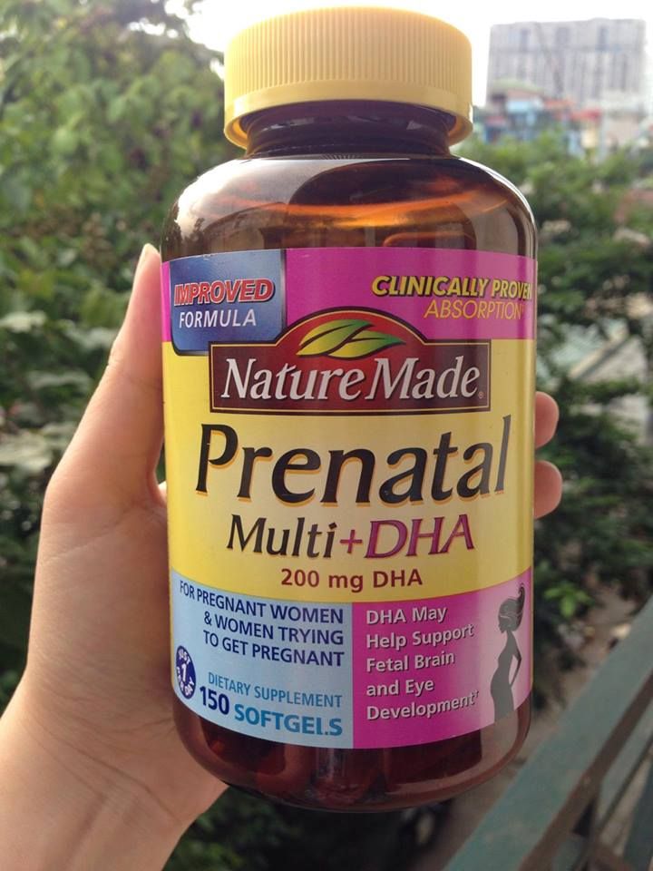Vitamin tổng hợp cho bà bầu Prenatal Multi + DHA