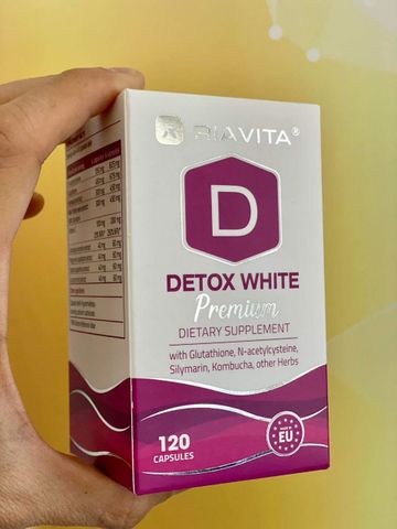  Riavita Detox White Premium - Thải độc cao cấp và trắng da 