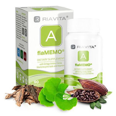  Riavita FlaMeMo - Cải thiện trí nhớ và Dưỡng não 