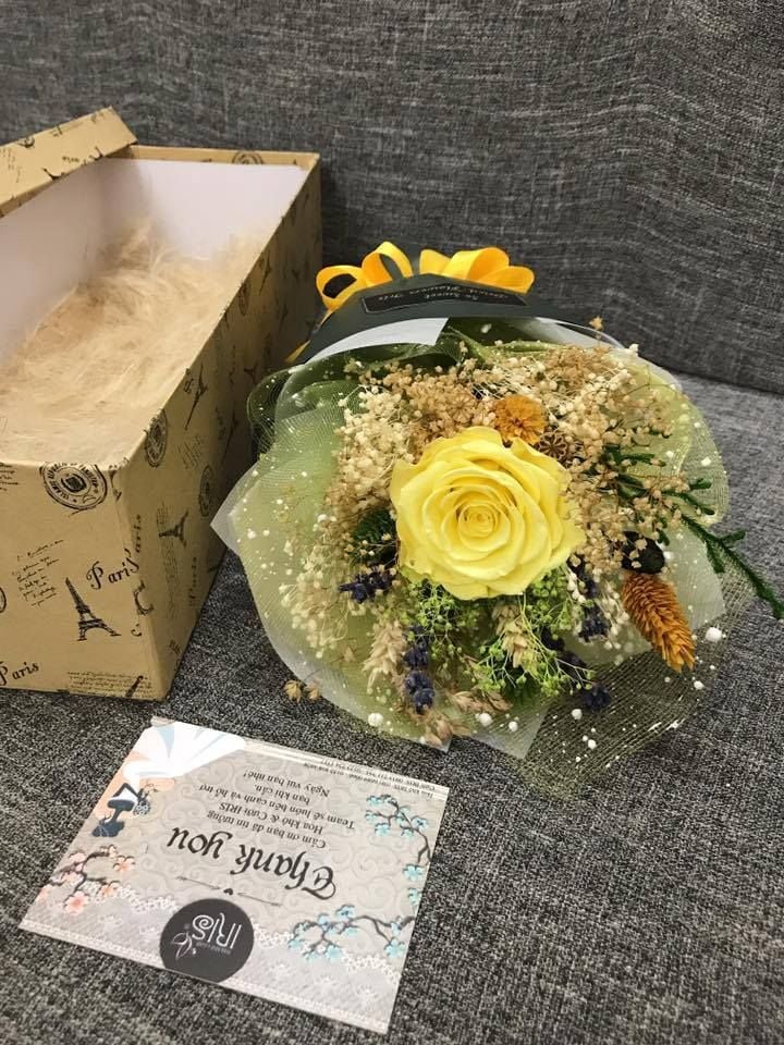 HỘP HOA HỒNG 1 BÔNG