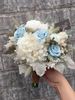 HOA CƯỚI TONE MÀU DUSTY BLUE