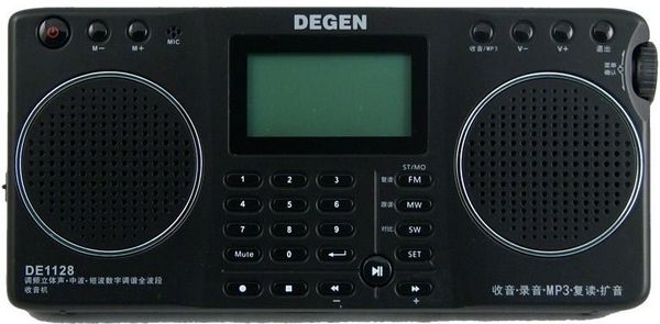 ĐÀI RADIO SỐ AM/FM/SW , NGHE NHẠC , STEREO DEGEN DE-1128 GIÁ HOT