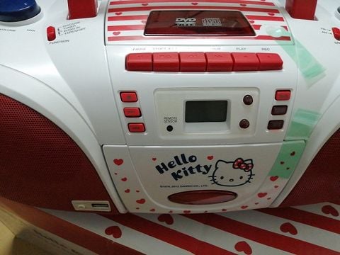 ĐÀI  ĐĨA DVD, CD , USB RADIO CASSETE DVD MATESTAR HELLO KITTY KT-DR58