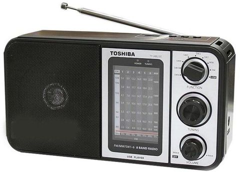 RADIO TOSHIBA TY-HRU30 FM/AM/SW1-6/ ĐỌC USB