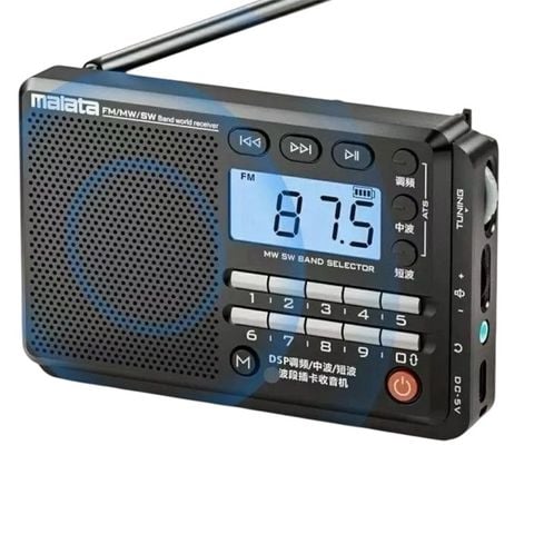 ĐÀI RADIO NGHE NHẠC MP3 ĐA BĂNG TẦN CAO CẤP MALATA A55