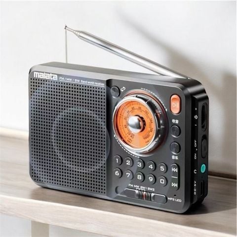 ĐÀI RADIO NGHE NHẠC MP3 ĐA BĂNG TẦN CAO CẤP MALATA A53