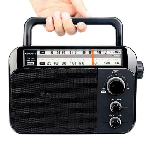 ĐÀI RADIO CẮM ĐIỆN RETEKESS TR604 CHẠY 3 PIN ĐẠI