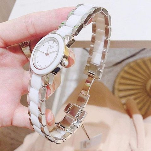  TISSOT NỮ T064.210.22.011.00 DÂY ĐÁ CERAMIC CHÍNH HÃNG 