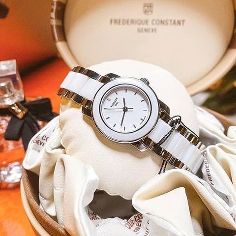  TISSOT NỮ T064.210.22.011.00 DÂY ĐÁ CERAMIC CHÍNH HÃNG 
