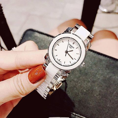  TISSOT NỮ T064.210.22.011.00 DÂY ĐÁ CERAMIC CHÍNH HÃNG 