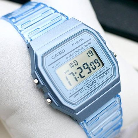  CASIO UNISEX F-91WS-2DF CHÍNH HÃNG 