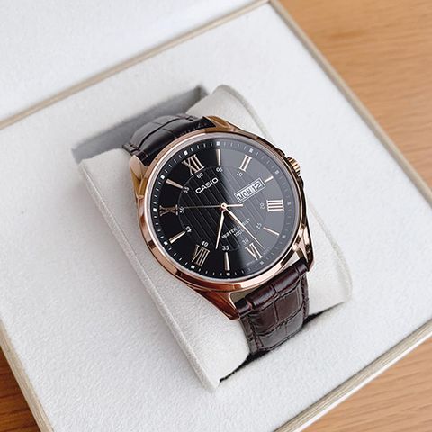  CASIO NAM MTP-1384L-1AVDF CHÍNH HÃNG 