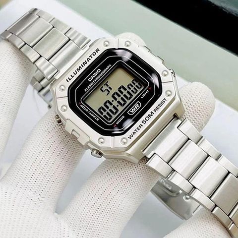  CASIO NAM W-218HD-1AVDF CHÍNH HÃNG 