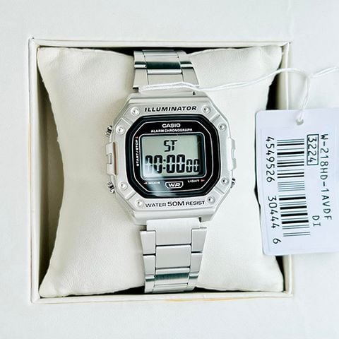  CASIO NAM W-218HD-1AVDF CHÍNH HÃNG 