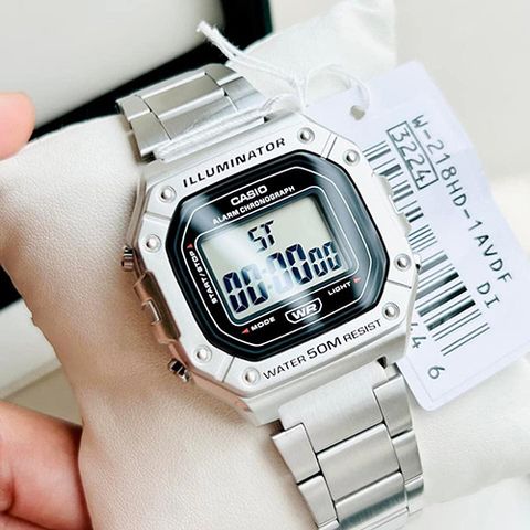  CASIO NAM W-218HD-1AVDF CHÍNH HÃNG 