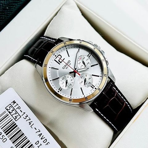  CASIO NAM MTP-1374L-7AVDF CHÍNH HÃNG 