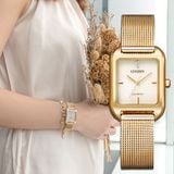  CITIZEN NỮ EM0493-85P E-CO DRIVE CHÍNH HÃNG 