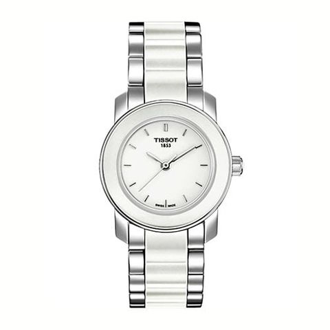  TISSOT NỮ T064.210.22.011.00 DÂY ĐÁ CERAMIC CHÍNH HÃNG 