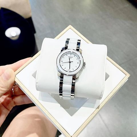  TISSOT NỮ T064.210.22.011.00 DÂY ĐÁ CERAMIC CHÍNH HÃNG 
