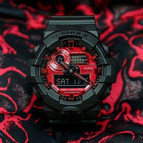  CASIO G-SHOCK GA-700AR-1ADR CHÍNH HÃNG 