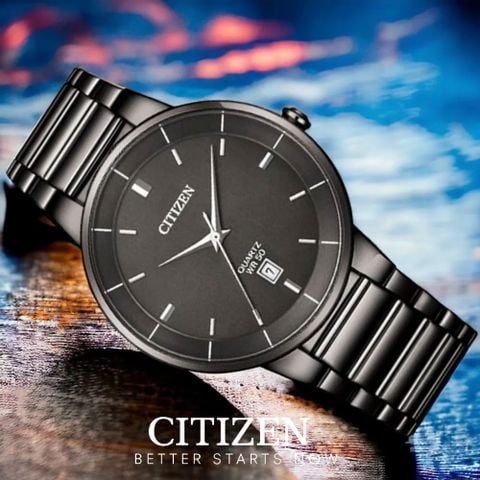  ĐỒNG HỒ NAM CITIZEN BI5127-51H FULL ĐEN CHÍNH HÃNG 