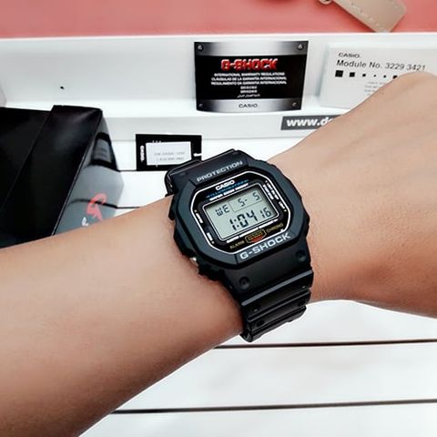  CASIO NAM G-SHOCK DW-5600E-1VDF CHÍNH HÃNG 