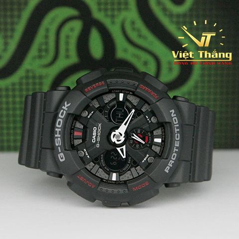  CASIO NAM G-SHOCK GA-120-1ADR CHÍNH HÃNG 