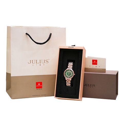  JULIUS STAR NỮ JS-051C XANH LÁ CHÍNH HÃNG 