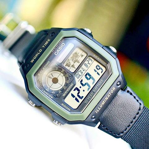  CASIO NAM AE-1200WHB-1BVDF CHÍNH HÃNG 