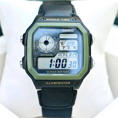  CASIO NAM AE-1200WHB-1BVDF CHÍNH HÃNG 