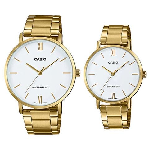  CASIO CẶP ĐÔI MTP-VT01G-7BUDF & LTP-VT01G-7BUDF CHÍNH HÃNG 