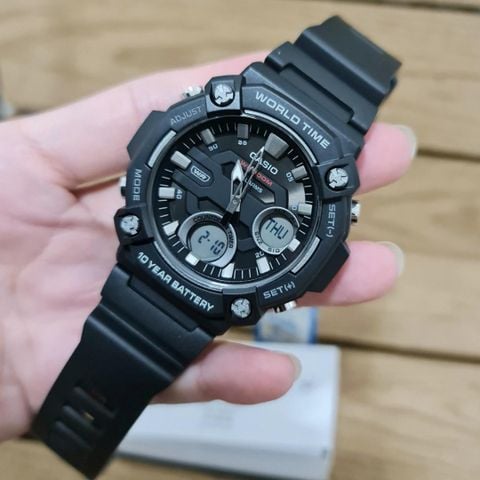  ĐỒNG HỒ NAM CASIO AEQ-120W-1A CHÍNH HÃNG 