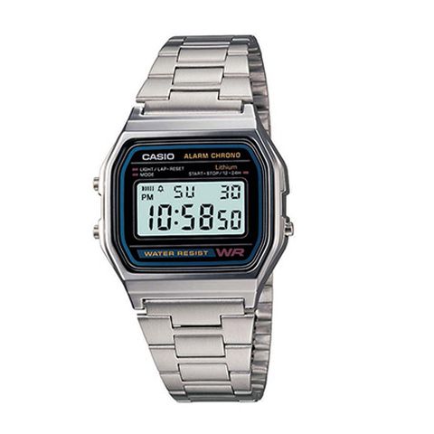  CASIO UNISEX A158WA-1DF CHÍNH HÃNG 