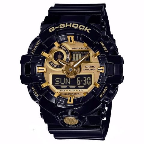  CASIO G-SHOCK GA-710GB-1ADR CHÍNH HÃNG 