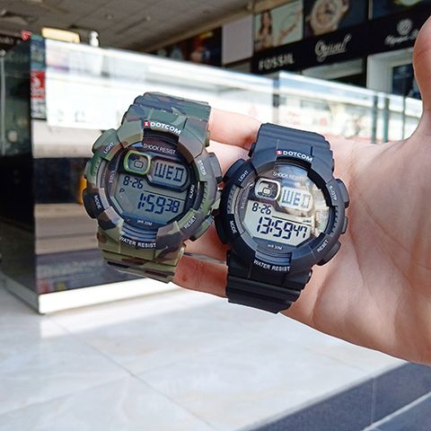  ĐỒNG HỒ THỂ THAO DOTCOM DC3037G 2 MÀU CHÍNH HÃNG 