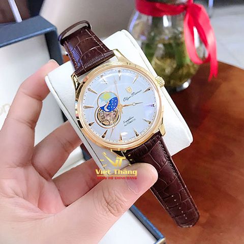  OLYM PIANUS NAM OP990-142AGK-GL AUTOMATIC CHÍNH HÃNG 