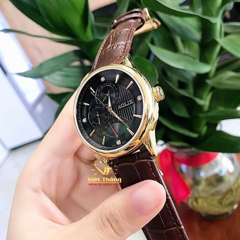  AOLIX NAM AL7079G MẶT ĐEN CHÍNH HÃNG 