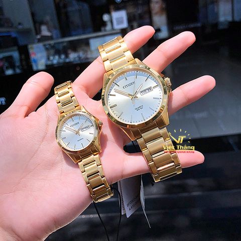  CITIZEN CẶP ĐÔI EQ0593-85P & BF2003-84P CHÍNH HÃNG 