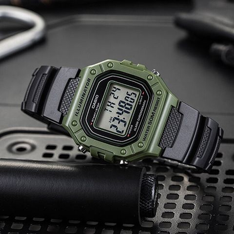  CASIO NAM W-218H-3AVDF CHÍNH HÃNG 