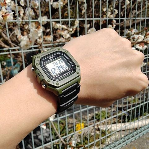  CASIO NAM W-218H-3AVDF CHÍNH HÃNG 