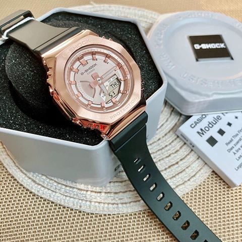  CASIO NỮ G-SHOCK GM-S2100PG-1A4DR CHÍNH HÃNG 