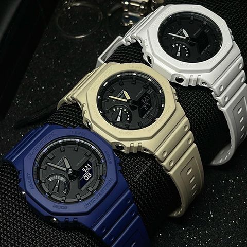  CASIO NAM G-SHOCK GA-2100-2ADR CHÍNH HÃNG 