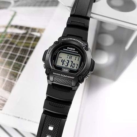  ĐỒNG HỒ NAM CASIO W-219H-1AVDF CHÍNH HÃNG 