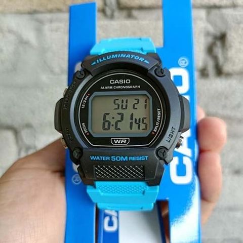  CASIO NAM W-219H-2A2VDF CHÍNH HÃNG 
