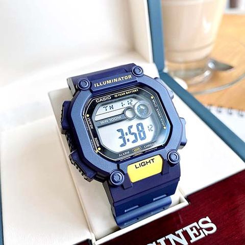  CASIO NAM W-737H-2AVDF CHÍNH HÃNG 