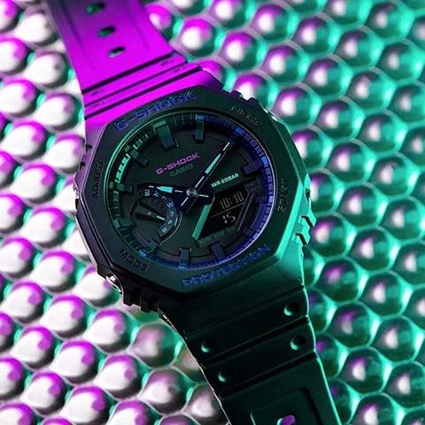  CASIO NAM G-SHOCK GA-2100VB-1ADR CHÍNH HÃNG 