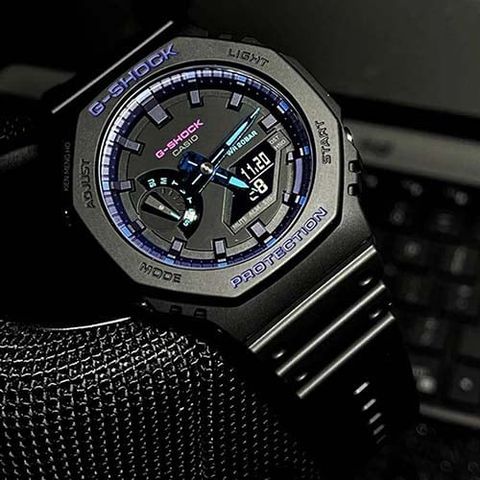  CASIO NAM G-SHOCK GA-2100VB-1ADR CHÍNH HÃNG 
