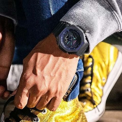  CASIO NAM G-SHOCK GA-2100VB-1ADR CHÍNH HÃNG 