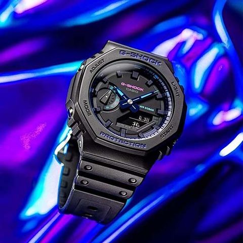  CASIO NAM G-SHOCK GA-2100VB-1ADR CHÍNH HÃNG 